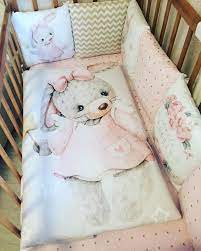 little rabbit crib bedding set baby