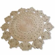 jute oval rug at rs 58 square feet