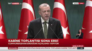 TRT Haber - Cumhurbaşkanı Recep Tayyip Erdoğan, Kabine...
