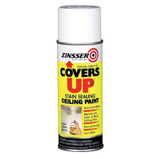 zinsser covers up ceiling paint primer in one 13 fl oz 6 carton white