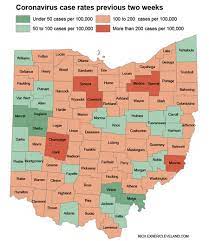 Exploring the wonders of ohio ✨ follow along to celebrate the beauty of our state! Ohio Drops To Near 144 Coronavirus Cases Per 100 000 Over Last Two Weeks In Inching Toward Gov Dewine S Goal To Lift Health Orders Cleveland Com