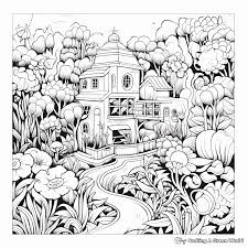 garden for s coloring pages free