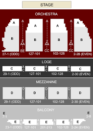 Orpheum Theatre San Francisco Ca Seating Chart Stage