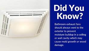 install a bathroom fan on first floor