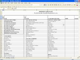 Task List Excel To Do Template Wedding Spreadsheet Guest Free