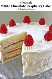 If you can find them. White Chocolate Raspberry Cake From Scratch My Cake School