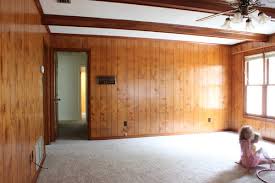 How To Paint Wood Paneling Bean In Love