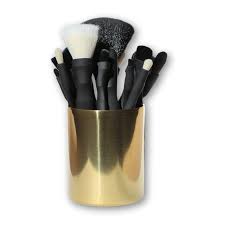deluxe brush collection gold holder