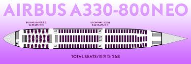 a330 800neo seat map macau airways