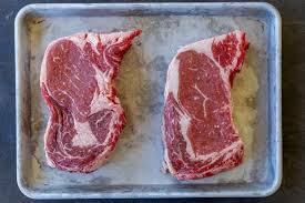 the perfect ribeye steak in the oven