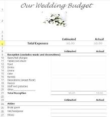 Wedding Budget Calculator Spreadsheet Luxury Budget For Weddings