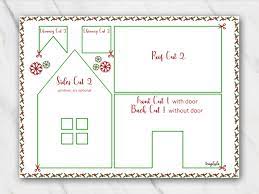 Gingerbread House Templates For Free