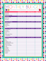 Whether you need to print labels for closet and pantry organization or for shipping purposes, you can make and print custom labels of your very own. Free Printable Monthly Budget Worksheet I Should Be Mopping The Floor