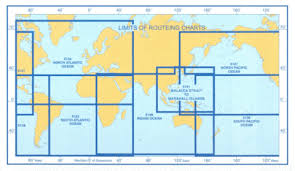 British Admiralty Nautical Chart 5125 09 South Atlantic Ocean Routeing Chart September