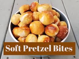 pretzel bites how to make them at home