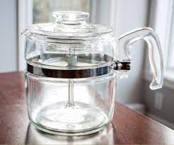 Vintage Pyrex Coffee Pot 6 Cup 7756 B