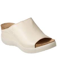 Fly London Wigg Leather Wedge Sandal