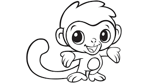 Ideas for monkey coloring page printable. Cute Baby Monkey Coloring Pages Printables Coloring Home
