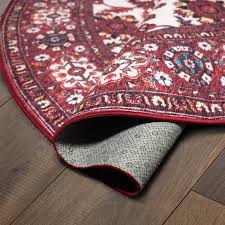 my magic carpet machine washable rug ramage indigo 6 round