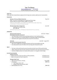 50 College Student Resume Templates Format Template Lab