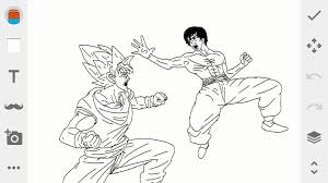 Feel free to print and color from the best 36+ bruce lee coloring pages at getcolorings.com. Goku Vs Bruce Lee Dragonballz Amino