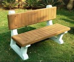 cement garden bench at rs 2 500 piece