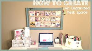 There are a few steps you can take to organize your desk and reduce clutter so you can easily find what you're looking for. An Organized Desk Space Youtube