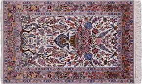 signed persian isfahan pictorial wool