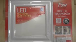 Feit Flat Panel Led Light Fixture Detailed Install And Review Costco 944464 Youtube