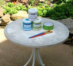 Painted Patio Table