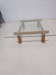 Large Coffee Table In Wood Glass For