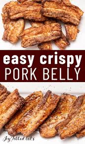 easy air fryer pork belly crispy recipe
