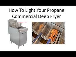 propane commercial deep fryer