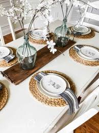 Spring Dining Room Simple Neutral