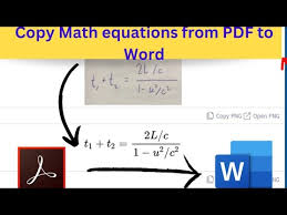 Extract Math Equation From Pdf