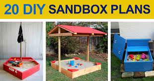 20 Diy Sandbox Plans And Design Ideas
