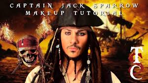 captain jack sparrow makeup tutorial