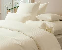 organic bedroom striped ivory bedding set