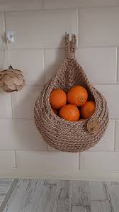 Crochet Hanging Fruit Baskets Ideas