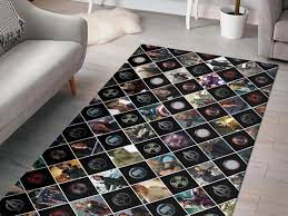 avengers marvel pattern rug custom