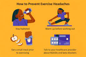 exercise headaches causes symptoms