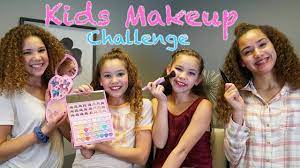 kids makeup challenge haschak sisters