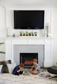 how to make a movable faux fireplace