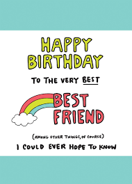 happy birthday best friend card scribbler