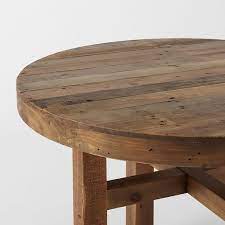 That's the same varnish i have on my own dining table, and it is not only incredibly matte, it's stood up to my toddlers like a champ. Emmerson Reclaimed Wood Round Dining Table