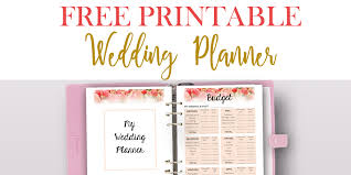 Free Printable Wedding Planner Pdf Room Surf Com