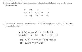 Inverse Matrix Method 3x 2y
