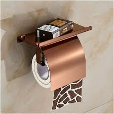 Wall Mounted Toilet Paper Holder With