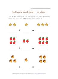 Math Worksheet Addition Equations