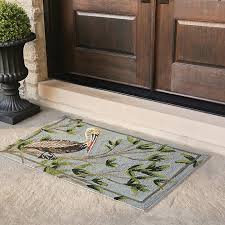 frontgate bird of paradise door mat